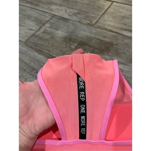 Zyia  Active Pink Padded Sports Bra Size Medium