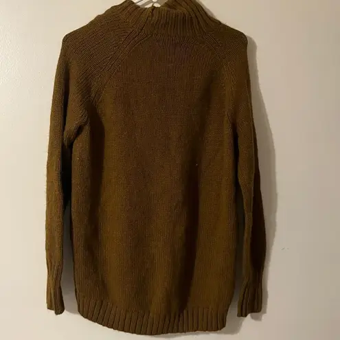 American Eagle NWT  sweater turtleneck cowl thick knit Brown M