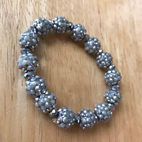 Metallic Silver Color bracelet Retro Disco Trendy