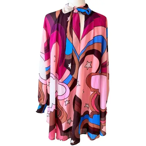 Aura Purely Reminiscing Berry Multi Print Dress