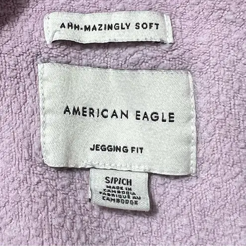 American Eagle  AHH-MAZINGLY Soft Jegging Fit TieDye Pink/Purple Sweatshirt SMALL