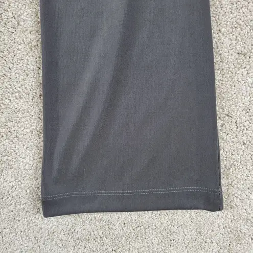 Chico's EasyWear By  Womens Pull On Pants 0 Gray Knit Elastic Waist Soft Shirred