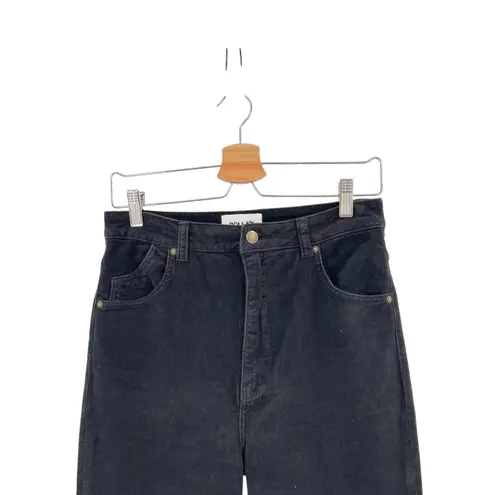 Rolla's Dusters Corduroy Pants Straight Leg High Waist Cords Black Size 29