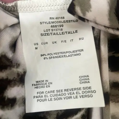 MiracleSuit Cap Sleeve Printed Beach Dress Medium M