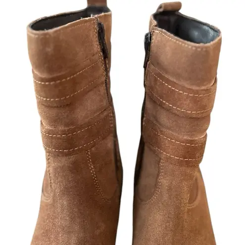 Vintage Foundry Co. Women's Charmaine Brown Ankle Bootie Size 8 Size 7