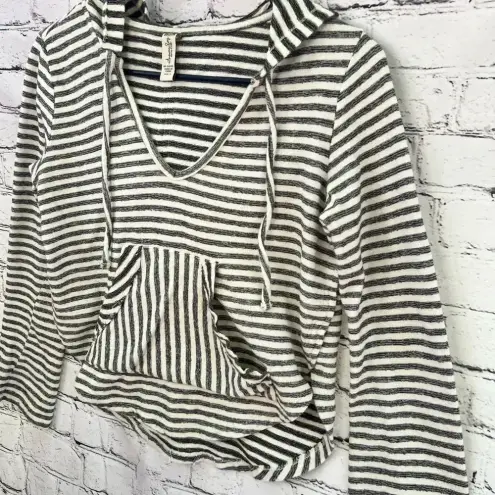 American Rag  Pullover Cotton‎ Striped Hoodie Size Small