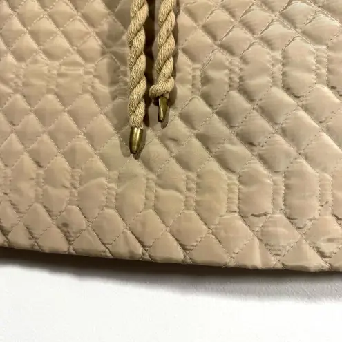 Strenesse Gabriele Strehle Quilted Rope Belt Skirt Tan Size 6