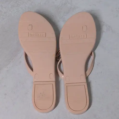 Melissa Pink Sandals Thong Flip Flop Bow – Size 10