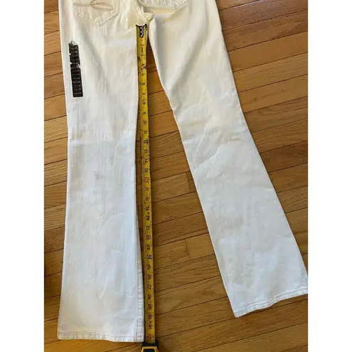 Seven7  women's jeans white flare size 25‎