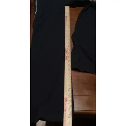 Jockey Womens Stretch Pants Medium Workout Yoga Sleep Gym Navy With Stripes