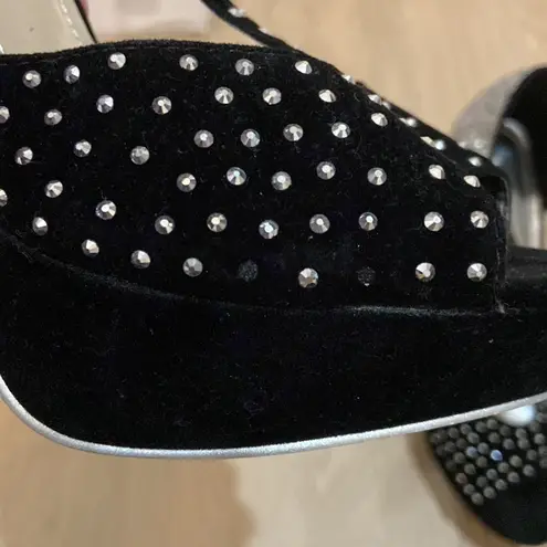mascotte sparkly bedazzled heels size 8