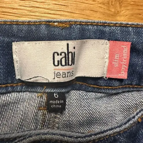 CAbi  Jean slim boyfriend size 6 #3562