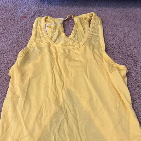 Halara NWT  yellow tank top small