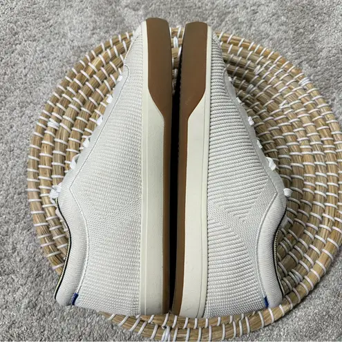 Rothy's Rothy’s Women’s Lace Up Knit Sneakers Shoes Washable Casual in Vanilla Ivory 10