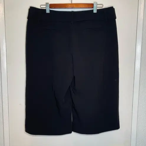 Maurice's Y2K  Office Siren Cropped Black Capri Pants 2010s Indie Tumblr 11/12