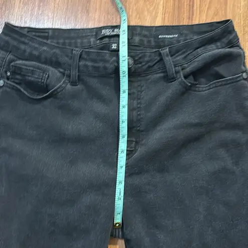 Judy Blue Black High-Rise Boyfriend Jeans Slim Fit Size 32 Cuffed or Uncuffed