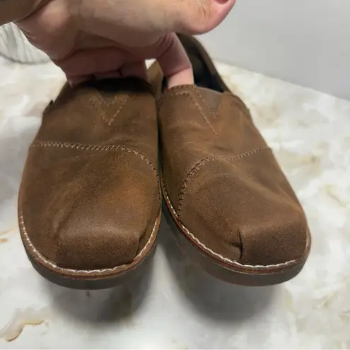 Bobs By Skechers Women’s Brown Memory Foam Textile Slip On Size 9