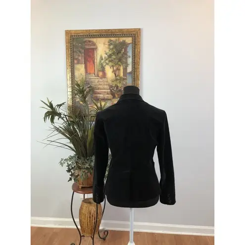 Gap  Women Long Sleeve Lined Lapel Notch Blazer Black 4 Office Siren Mob Wife
