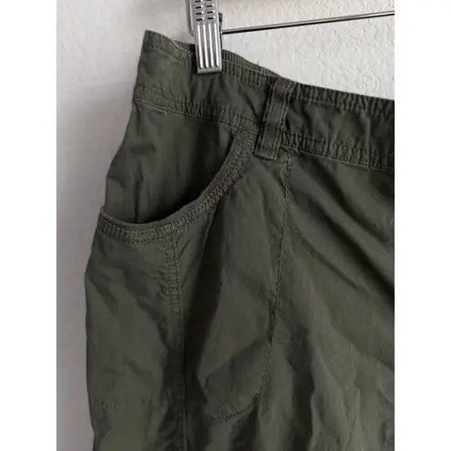 Ulla Popken Damen Crop Pants Women's 20 Olive High Rise Stretch Casual Outdoors Green Size undefined