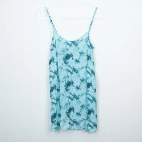Victoria's Secret PINK Tie Dye Swim Coverup Slip Dress Size XS NWT Blue