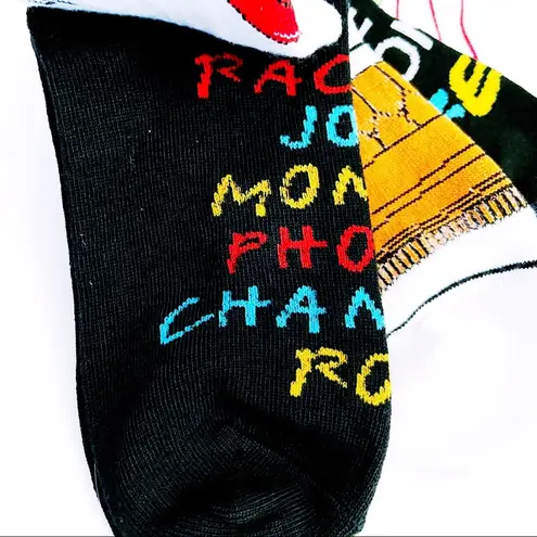 Friends 90s TV Show Womens No Show Socks Central Perk Umbrella Fun Novelty Gift White