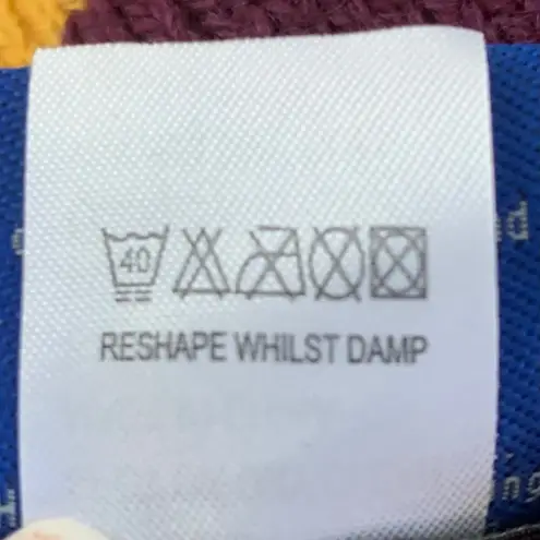 Harry Potter Gryffindor Scarf Costume Halloween Purple Yellow Stripe Lambs Wool