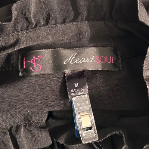 Y2K Goth Top Black Medium