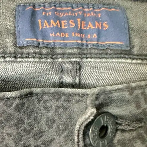 James Jeans Twiggy 5 Pocket Leggings Venom Slate Snakeskin Witchy 90s Size 31 - Image 6