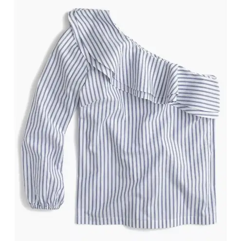 J. Crew Blue & White Striped One