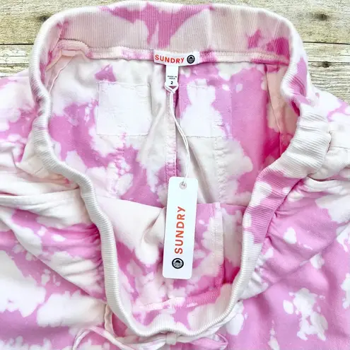 Sundry NWT  Pink Tie Dye Jogger Pants