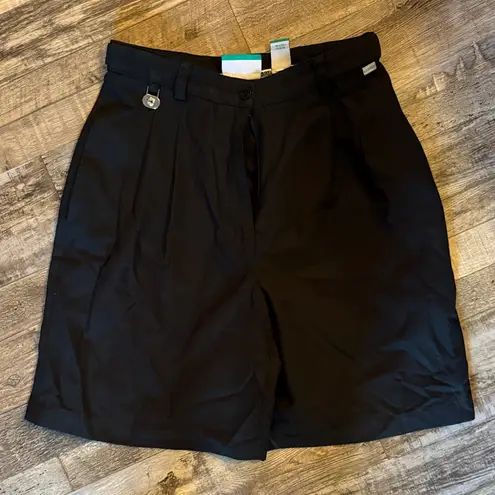 Elegant Black High Waist Women's Shorts / DG14 Size 6