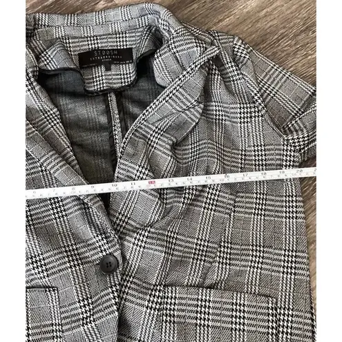 Stoosh Women’s Size Medium Shirt Jacket Shacket Blend Collar Button Jacket