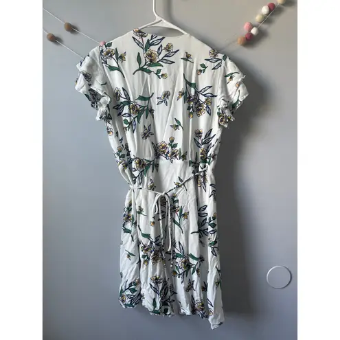 Harper Heritage White Floral Wrap Summer Dress