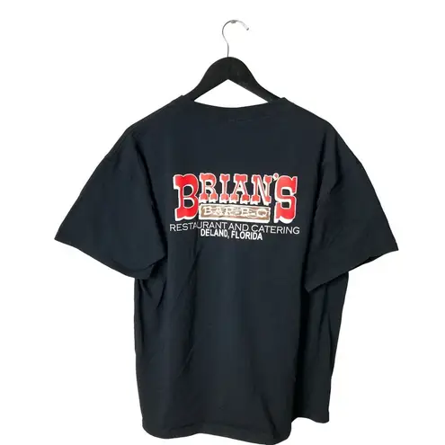 The Bar Vintage Y2K Brian's Deland Florida T Shirt Black XL Extra Large Graphic Tee