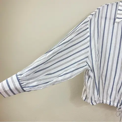 Drew  Kylie Striped Tie Waist Top Long Sleeve‎ Size Small