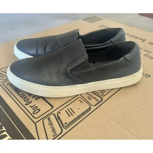 Kenneth Cole  Reaction Womens Slip On Tennis Sneaker Size 8 Medium Black Flats