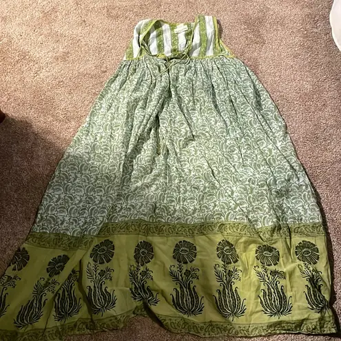 Daughters of India aahna maxi in cardamom green