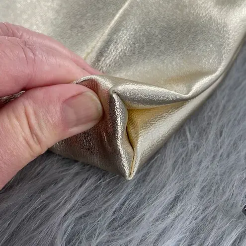 Faux leather vintage glam gold art deco shoulder bag