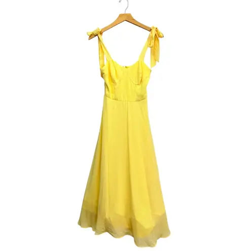 Lulus Sophisticated Charisma Light Yellow Tie