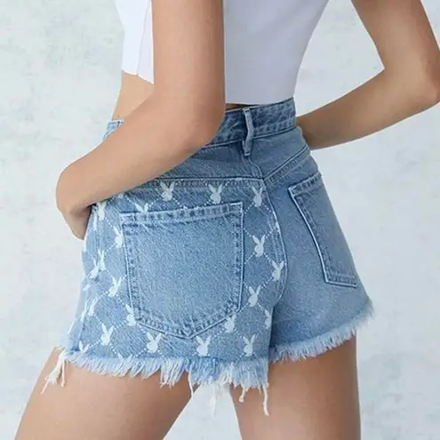 PacSun Playboy By  Half Bunny Denim Shorts