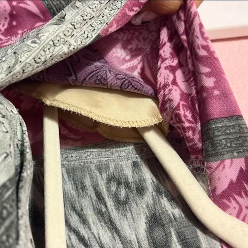 Allison Daley Vintage Pink Purple Boxy Button Down Shirt. Size 18W