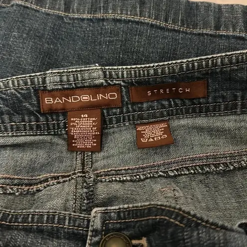 Bandolino Women’s Stretch Wide Leg Jeans Size 14