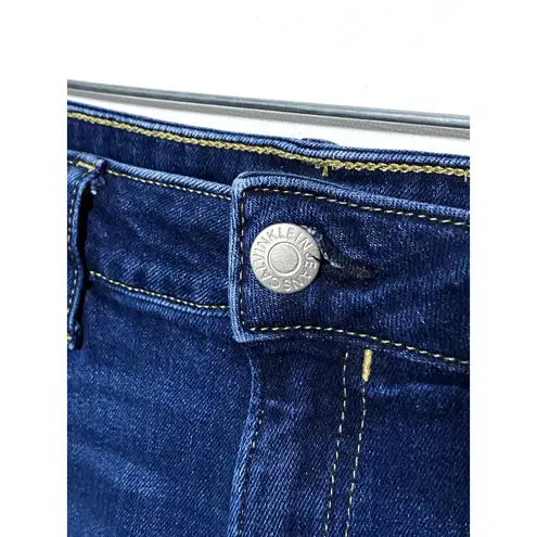 Calvin Klein Jeans Denim Shorts Womens 4 Cut Off Frayed Raw Hem Summer Beachy Blue