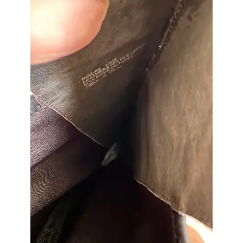 Donald Pliner Black Over the Knee Boots Lug Sole Thigh High Stretch Boots 6.5