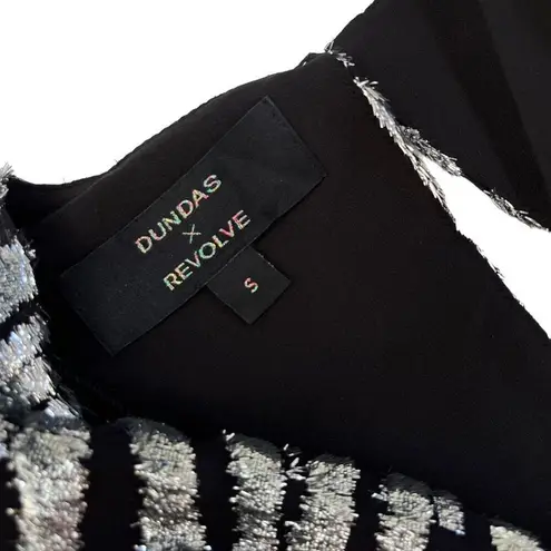 DUNDAS x REVOLVE Stardust Mini Dress in Silver Tiger