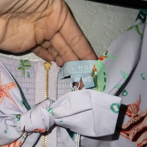 Hill House NWT Purple Sea Creatures The Isabella Crop Size Small