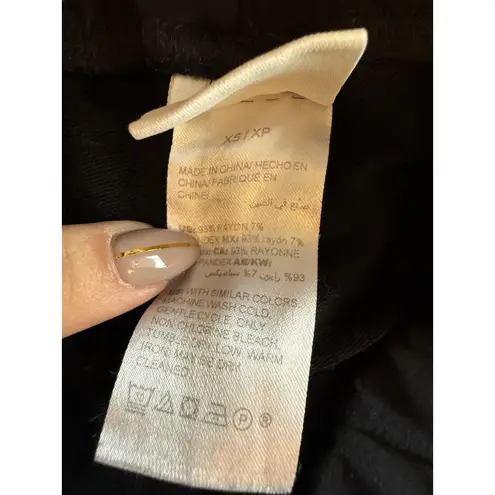 Soma Leggings Womens XS Black Regular Soft Stretch Rayon Spandex Pull On Lounge Size undefined