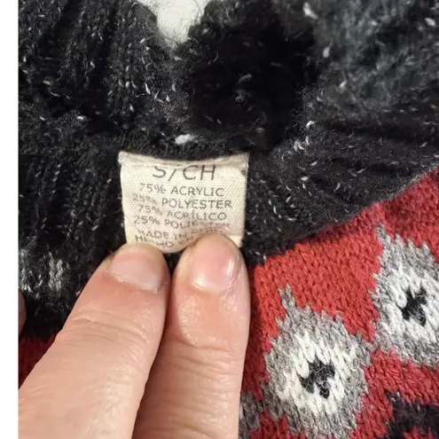 Weatherproof Vintage Fair Isle Sweater Cabincore Cozy Knit Pullover Women Small Gray Size undefined