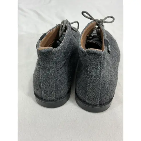 Womans G. H. Bass & Co Flex Step Elyse Gray Fabric Chukka Lace Up Boots Size 8 M