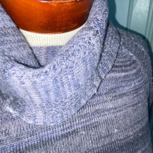 prAna  Gray Cowl Neck Sweater Dress Womens Medium Casual Indie Winter Cozy